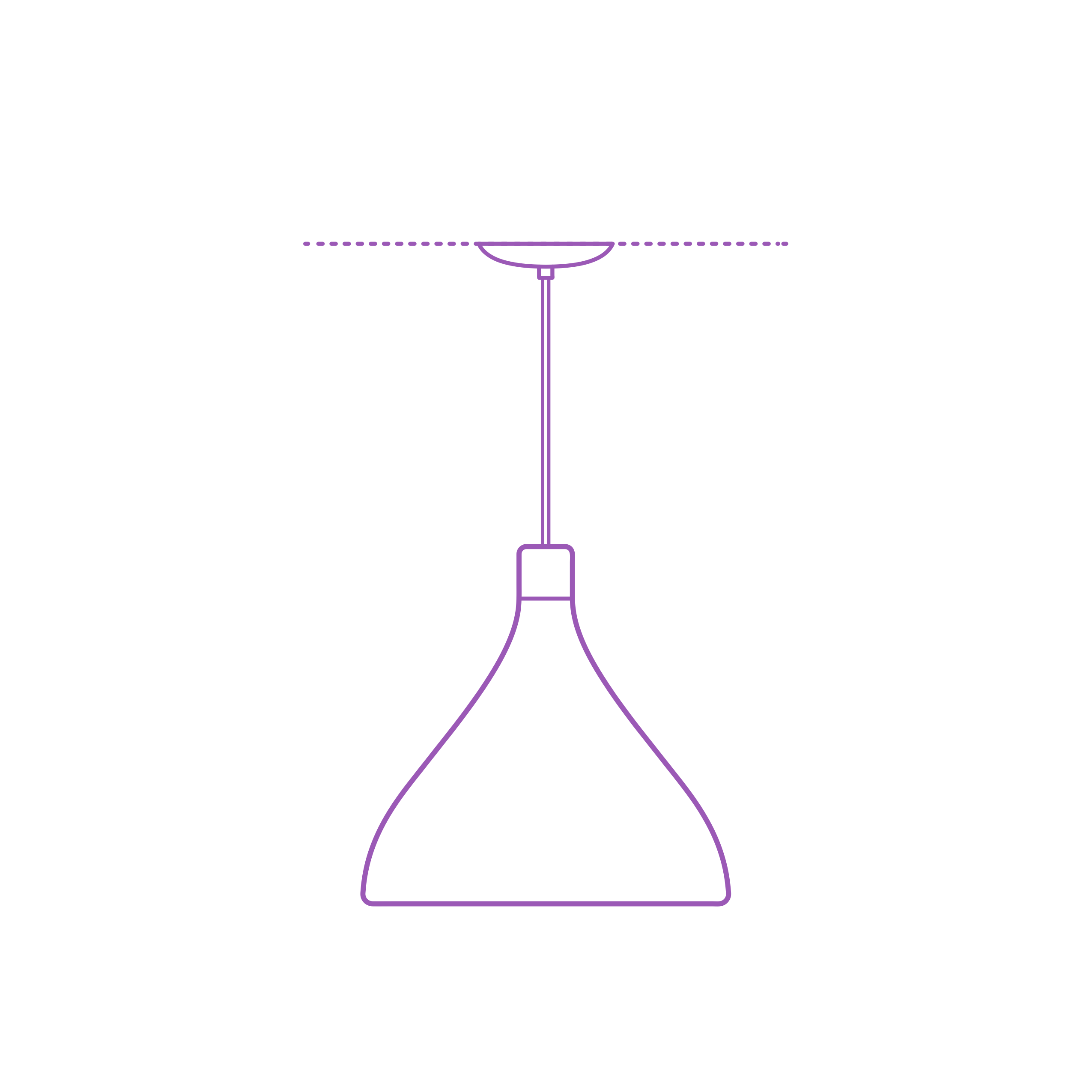 Fixtures Pendant Lights Swell Pendant Outline Icon Svg Set Free Vectors